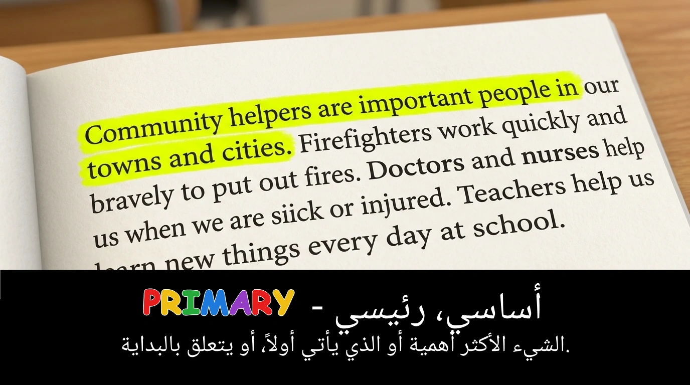 Arabic Illustration for primary
